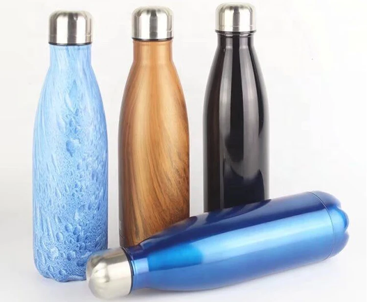 Double Wall Vacuum Flask Bottle Insulated Stainless Steel Sport Drinking Water Bowling Bottle