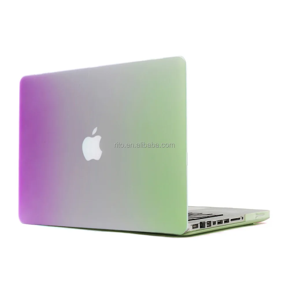 

Best durable hardshell laptop case for macbook Pro 13.3,ecofriendly, Purple & green