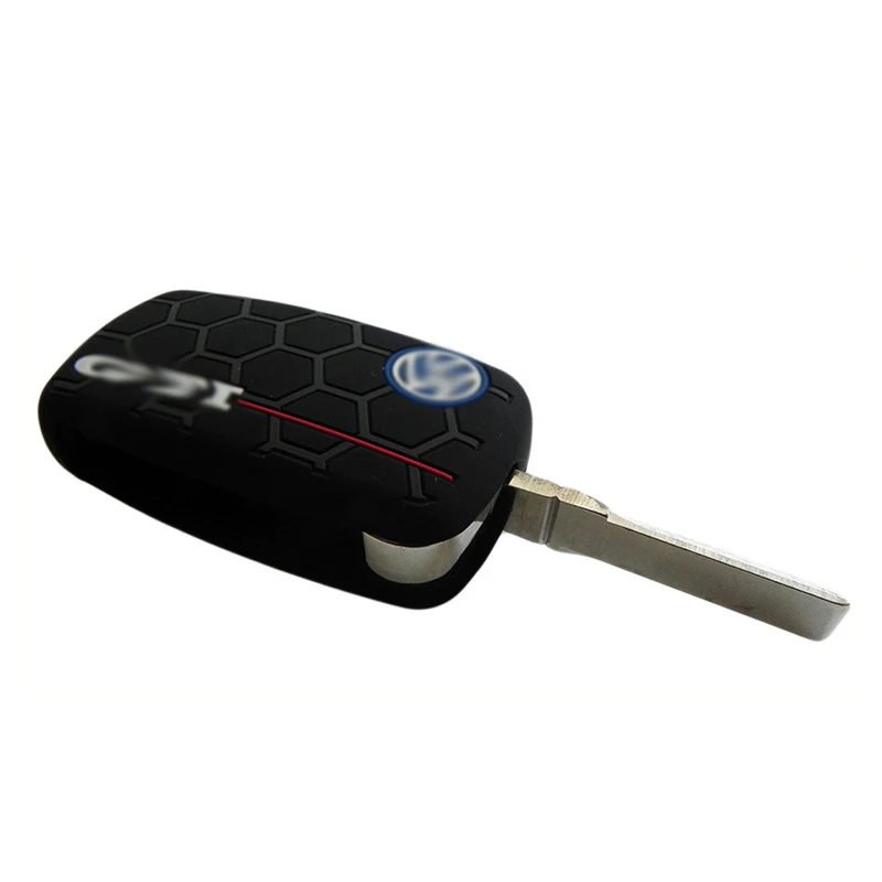 Silicone Remote Flip Key FOB Silicone Case Cover For VW Volkswagen New
