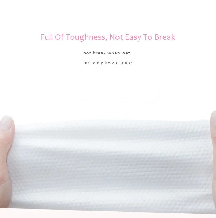 Pure Cotton Disposable Towels With Nonwoven Towel Roll Chemical Free