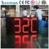 6 digit time and temperature sign led outdoor countdown timer outdoor big led clock