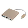 5V 1A 2A Projector Adapter Usb 2.0 3.0 4-Port Hub Driver Type-C Rightangle Type C Docking