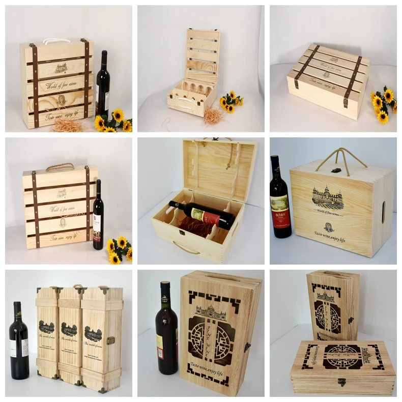 Liquor Bottle Gift Box Wholesale Woden Wine Box For One Bottle Buy Wooden Wine Gift Box