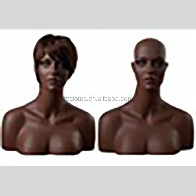 

54cm dark skin head mannequin / african mannequin head