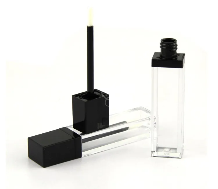 Custom Lip Gloss Container Acrylic Square Lip Gloss Bottles Liquid