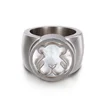 Factory Direct Supply Low Price Fashionable Stainless Steel Mother Of Pearl Ring Band