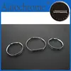 Decorative car accessory accent, chrome dash board gauge ring set for Mercedes Benz W124