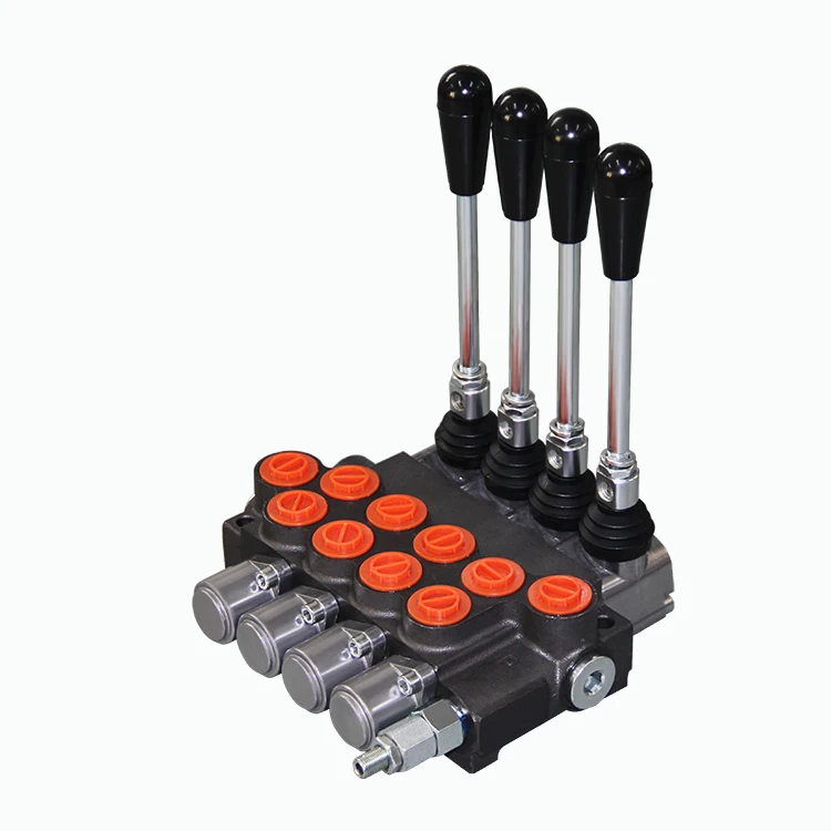 Europe Technology Pneumatic 4 Lever Spool Hydraulic Joystick Control ...