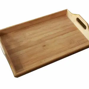 wooden tray for tea and coffee