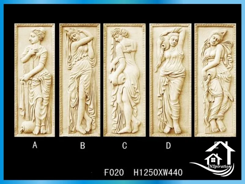 
Famous stone wall relief 