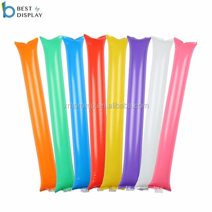 
Customized events inflatable balloon stick clappers noise cheering sticks 