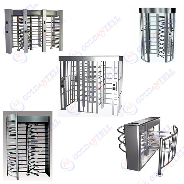 Electronic Turnstile Barrier Gate with 0.2s Barrier Open/Close RS485 Communication and 600mm Passage Width