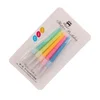 5pcs Blue Spiral Birthday Candles Multi Pack Cake Wax Candles