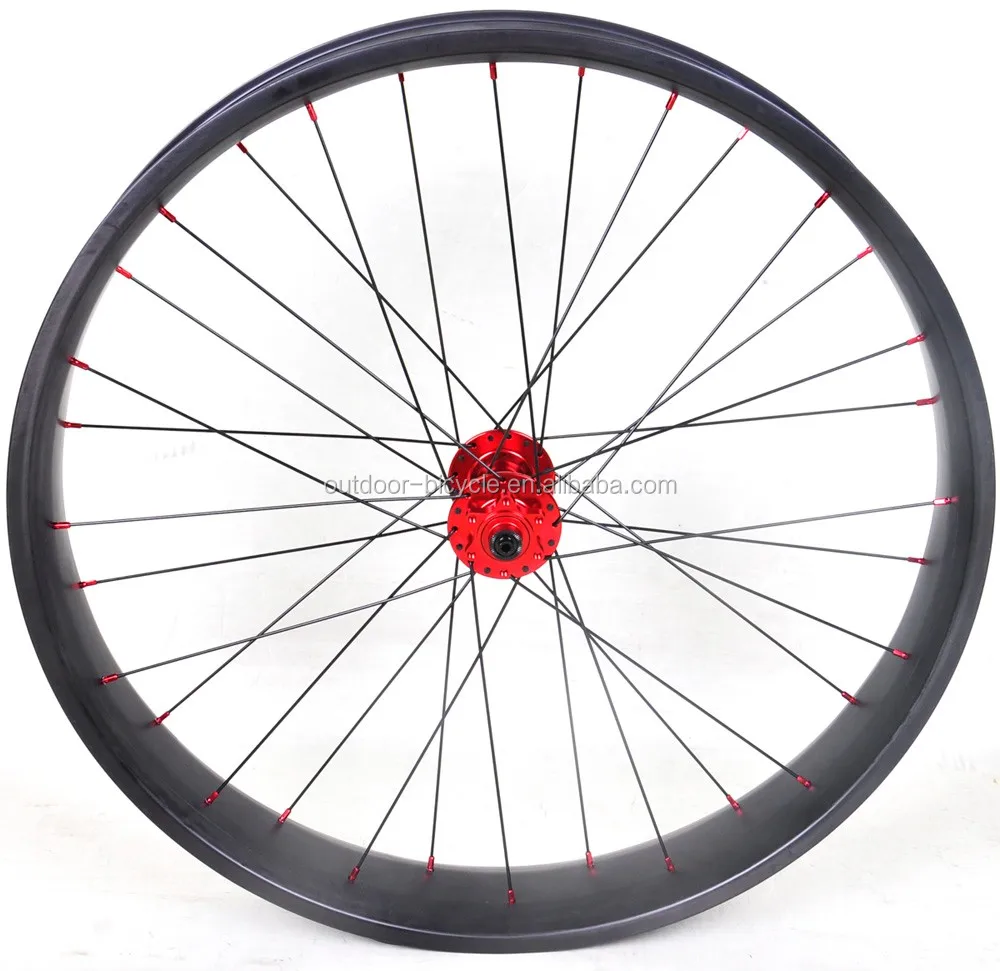 Excellent 2017 chinese Baolijia full Toray carbon fiber fat wheel 700c 26er clincher carbon or tubular bicycle wheel with Chosen red hub 5