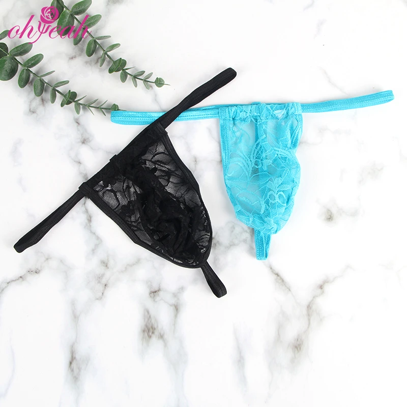 

New style wholesale nylon men sexy lace panty, N/a