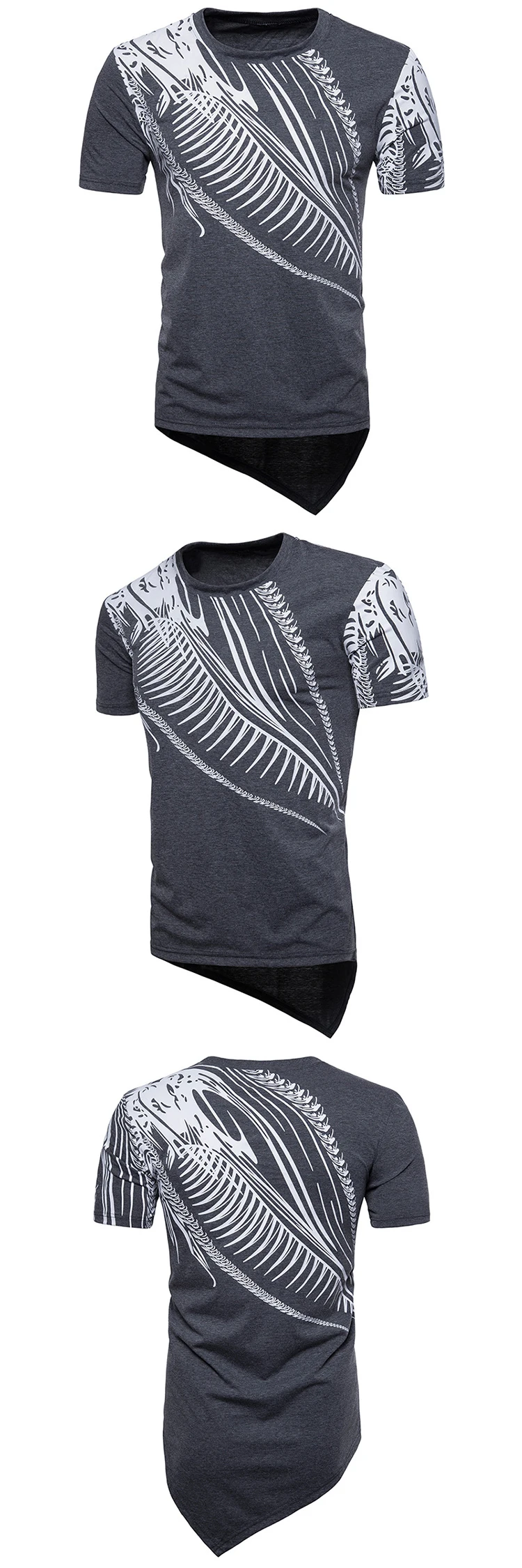 Printed Men's Black White Grey 100% Cotton T Shirt For Men - Buy T ...