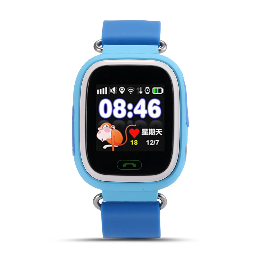 

Q523 1.44 Color Screen GPS WIFI SOS Call Location Finder Device Tracker Safe Anti Lost Monitor Smart Watch for Children, Orange;blue;pink