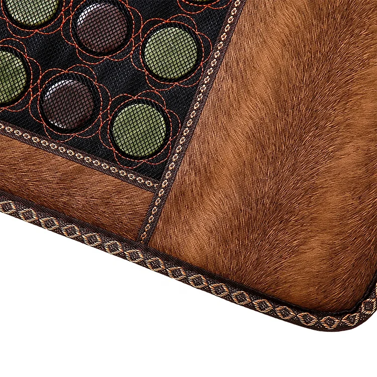 
Far infrared photons tourmaline heated stone pad bio mat jade 