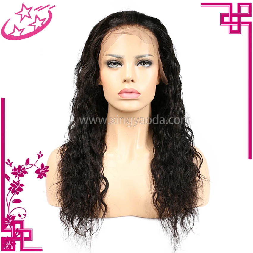 

Unprocessed Water Wave Cuticle Aligned Virgin Human Hair Full Lace Wig With Baby Hair, N/a