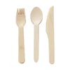 different types of measuring cutlery set wooden spoon fork knife
