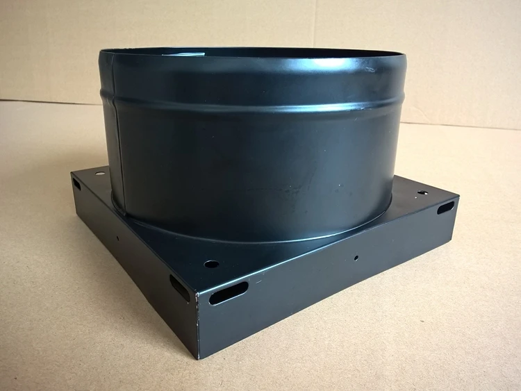 Hvac System Accessories Universal Neck Adaptor With Butterfly Air Vent