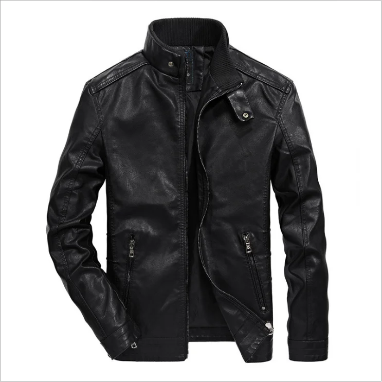 

In stocks fashion pakistan casual man leather jacket, Black;dark blue;brown