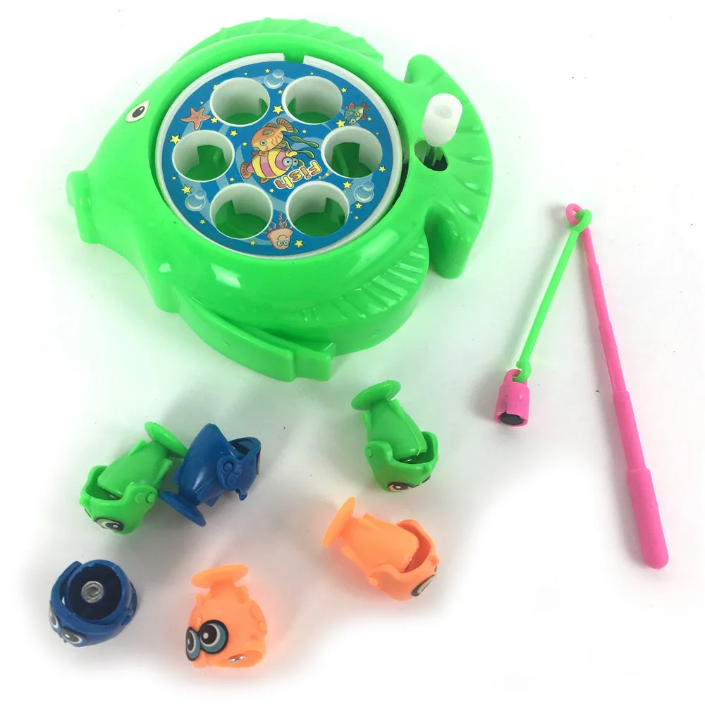 Custom funny game toy magnetic fishing toy for kids