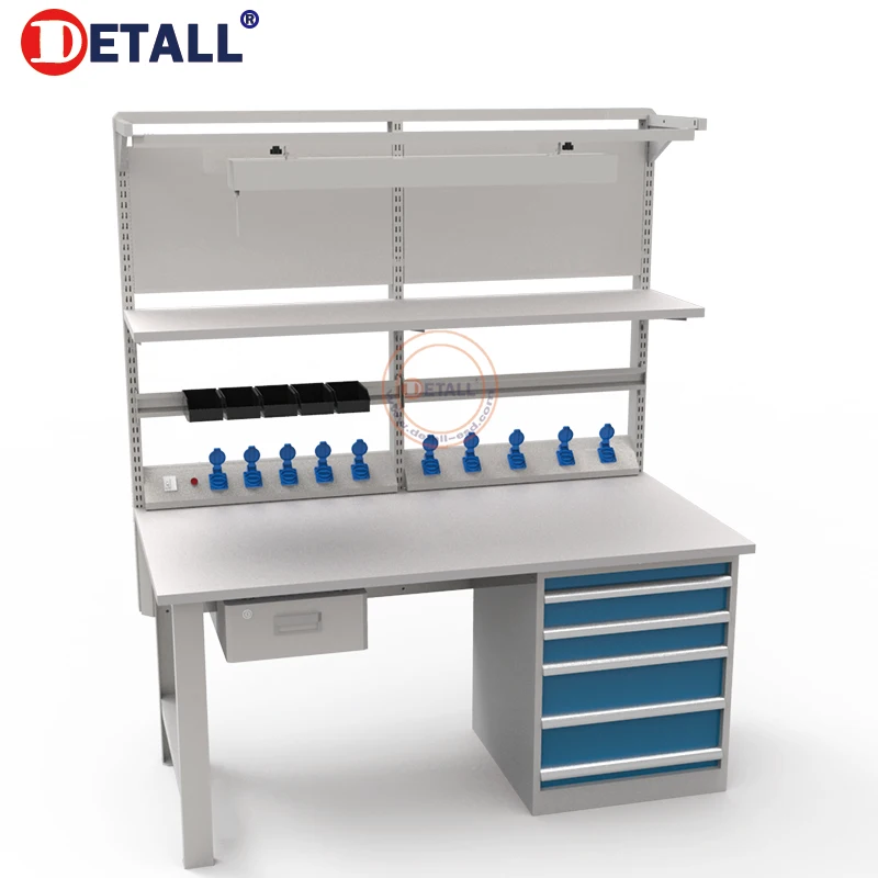 Computer/cell Phone Repair Esd Iron Table With Drawers - Buy Iron Table ...