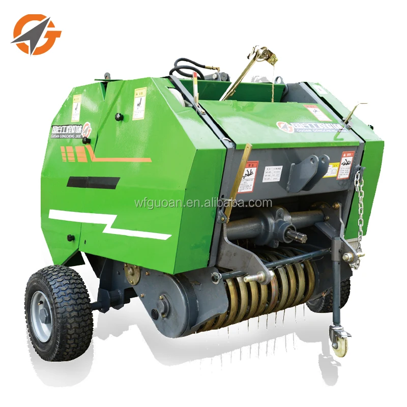 
Straw rolling rice machine baling press round baler 