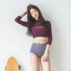 Long sleeve crop rashguard custom surf rash guard for women