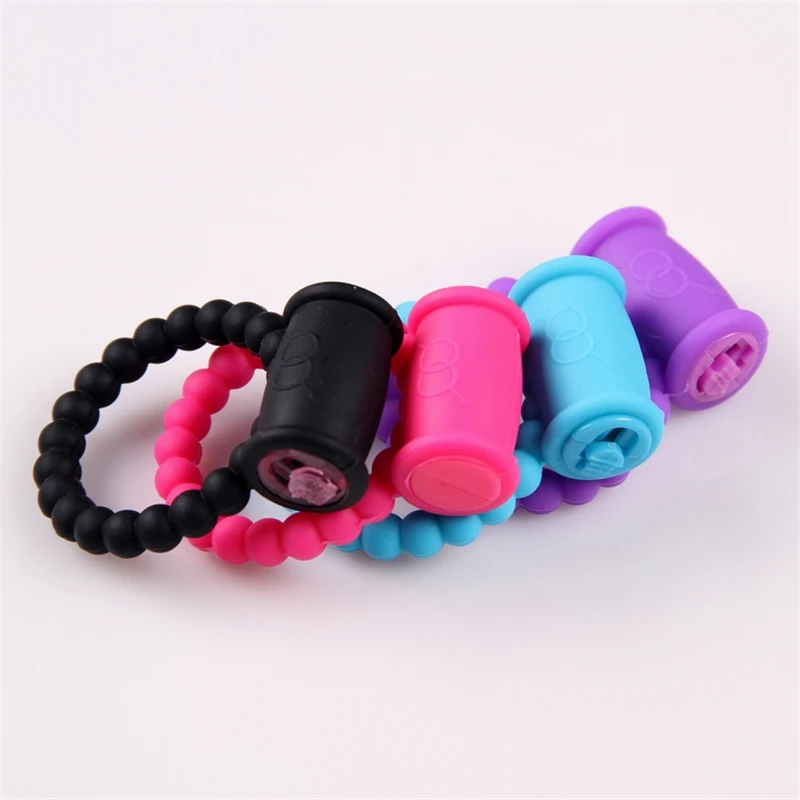 
Hot Selling Sex Toys for Man Mini Vibration Collars Delay Premature Ejaculation Lock Fine Cock Penis Ring 