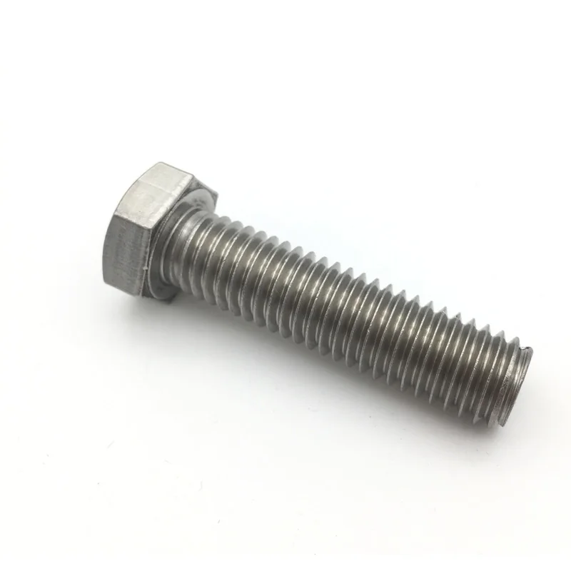 
Din933 full thread 18-8 A2-70 Stainless Steel Hex Bolt 