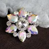 58mm Fancy Colorful Crystal Sew On Rhinestone In Claw Setting Rhinestone applique Buttons For Garments