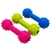Barbed Barbell Shape Toys High Elasticity Rubber Wholesale Tough Dog Toys