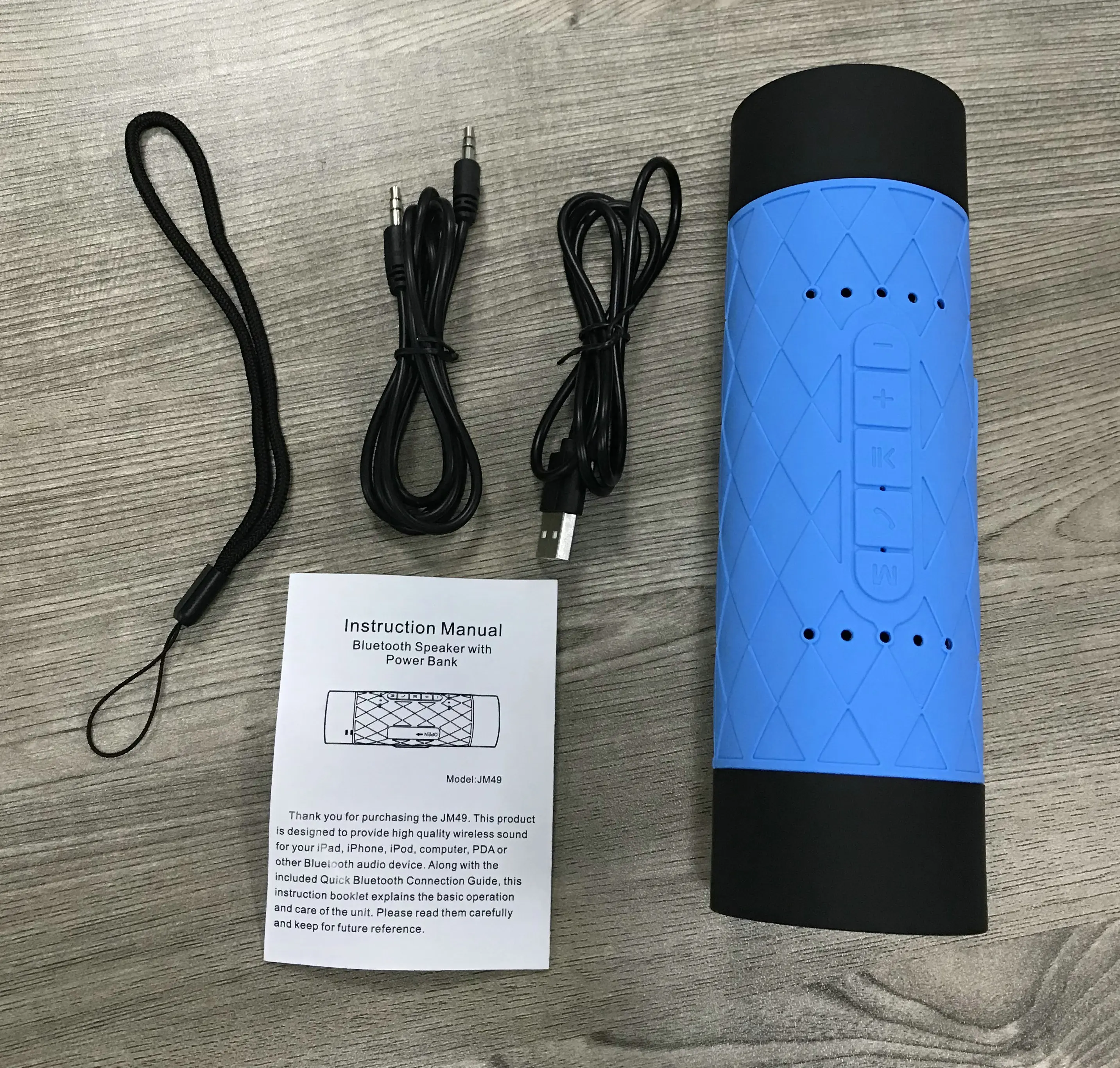 2018 High Quality Laptop Mobile Outdoor IPX65 Waterproof Speaker Wireless 5200maAh Bluetooth Speaker - ANKUX.COM