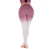 2019 New Gradient Women Exercise Trousers,Fitness High Waist Seamless Yoga Sports Pants