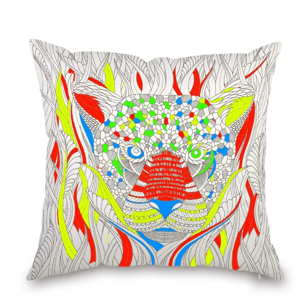 High Quality Fabric Painting Designs For Pillow Covers Custom