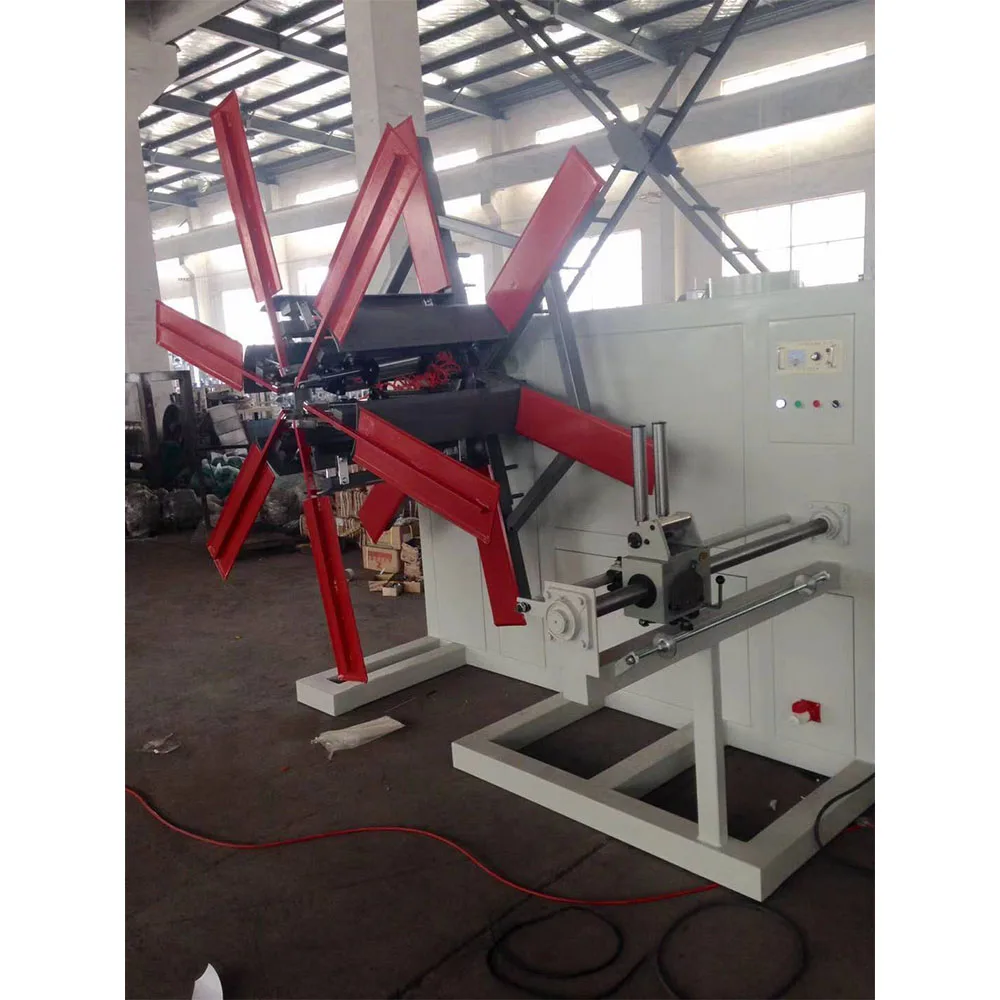 
Single station pe corrugated pipe winder 