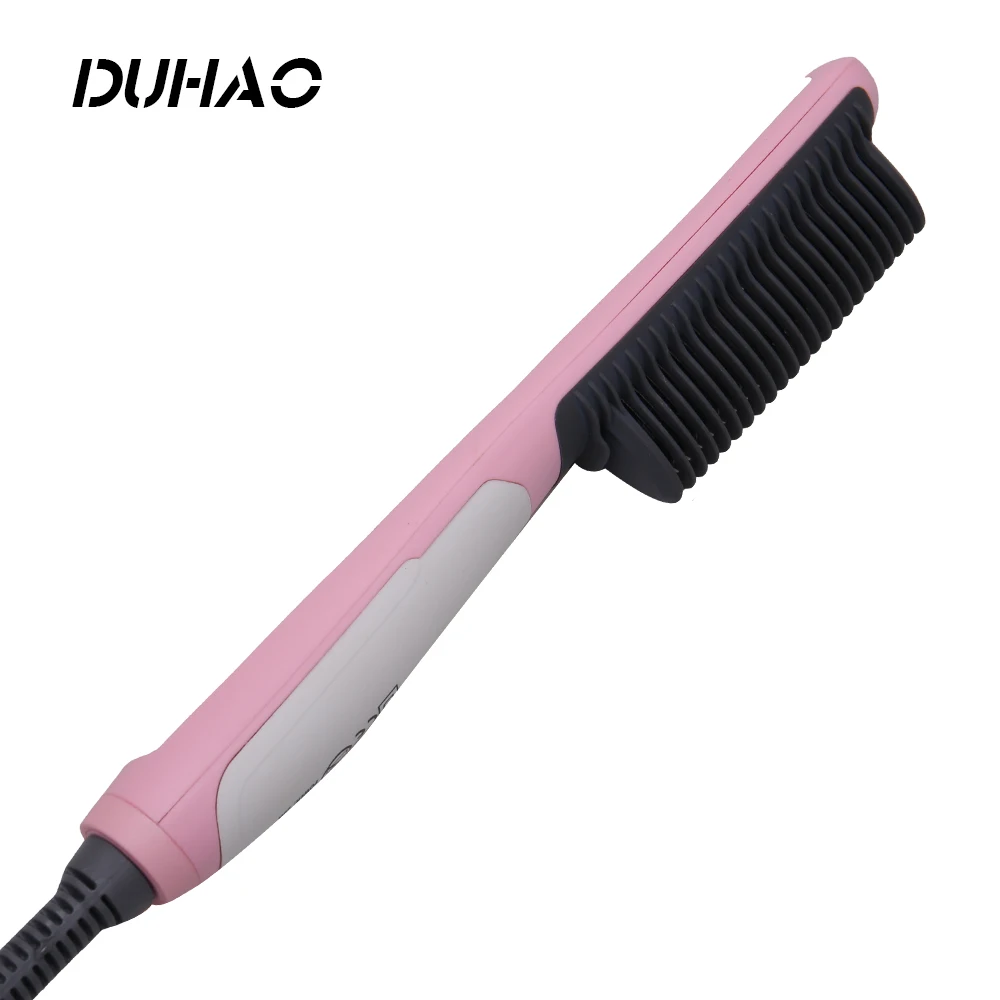 

As Seen Electric Fast Hair Straightener Brush, Red;pink