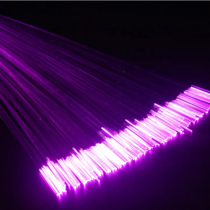 make in China  pmma  0.75 1.0  1.5  2mm plastic  sparkle  fiber optic lighting cable for tree/curtain light