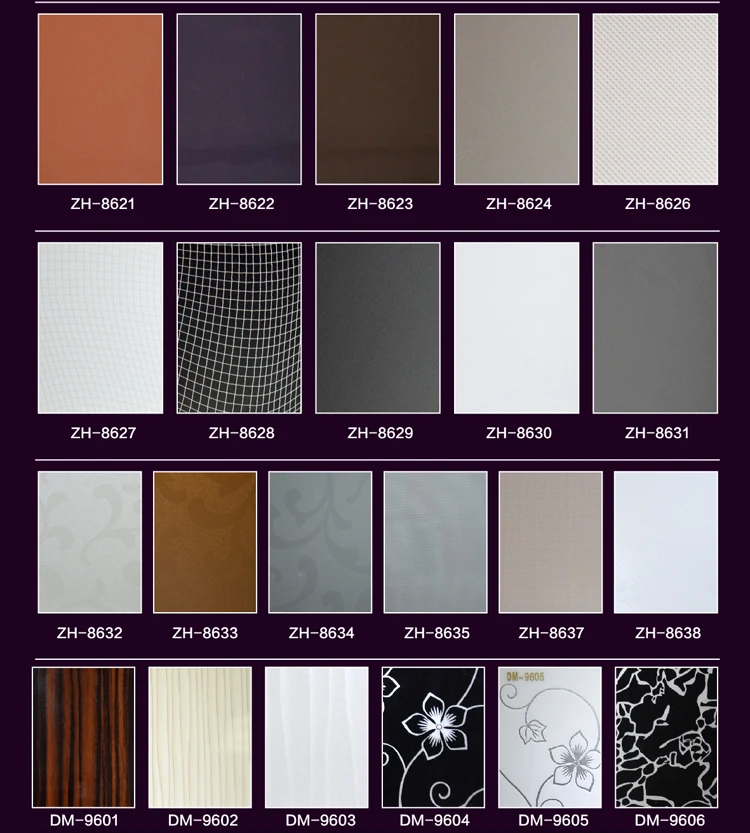 1mm Solid Color High Gloss Acrylic Laminate Sheet For Kitchen