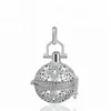 Factory Best-selling Classic Silver Round CZ Cage Angel Bell Necklace K111N20