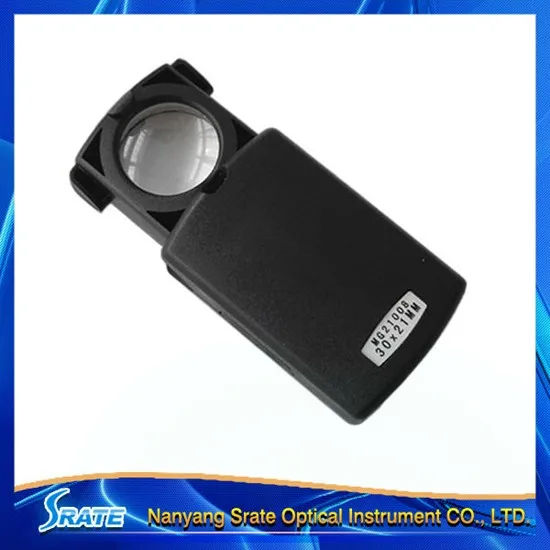 Mg21008 30x 21mm Pulltype Jewelry Magnifier With Led Light Source