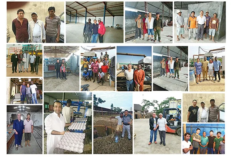 egg tray macine installing