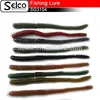 4" Free sample soft fishing lure plastic senko worm, customize shape