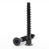 Iron Hex socket Screw Countersunk head Wooden Tooth Furniture Self-Tapping Screws self tapping furniture screw