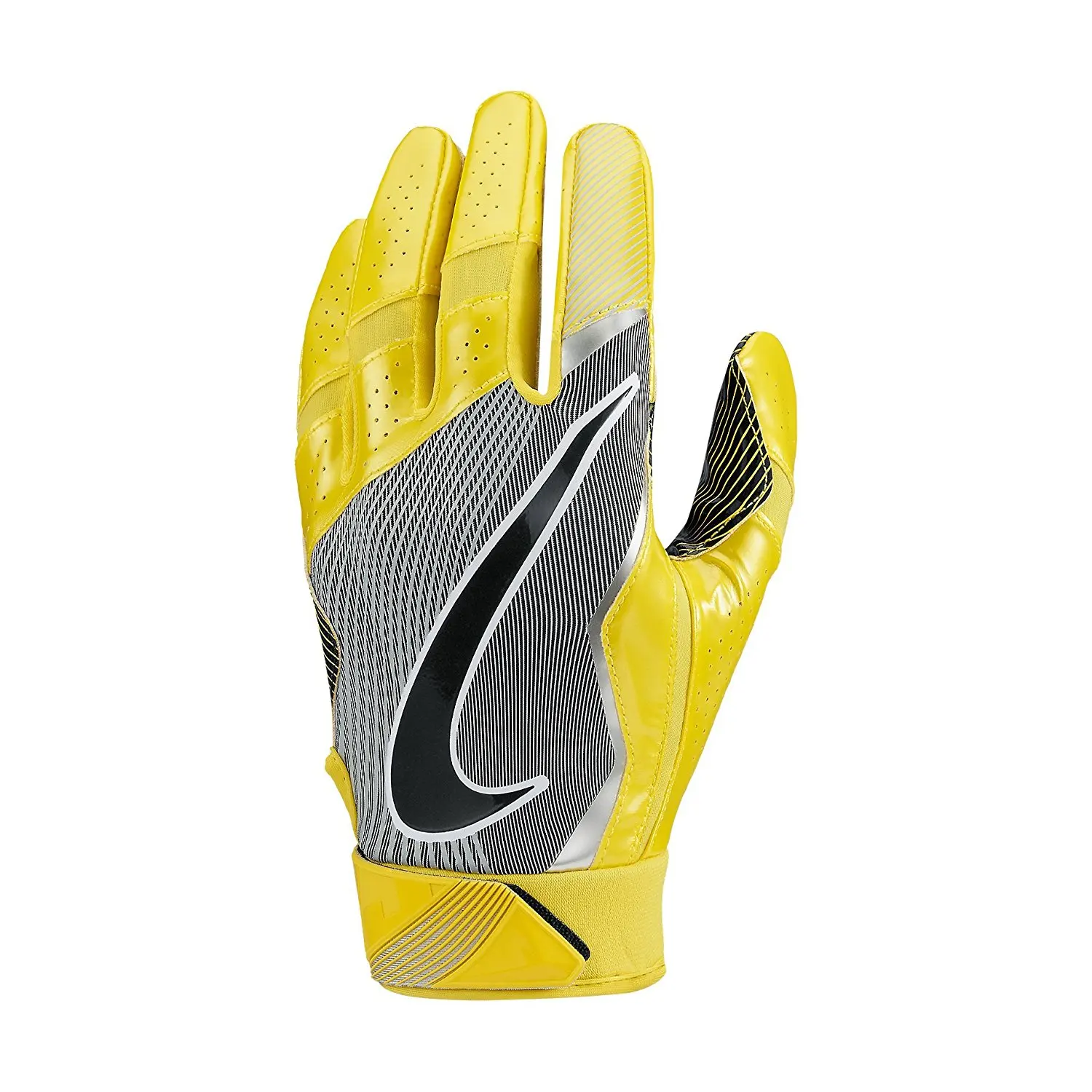 nike football gloves yellow