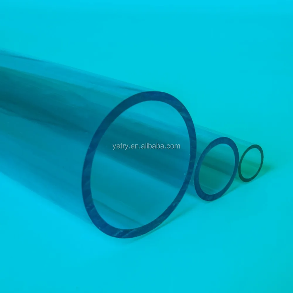 Transparent Clear Polycarbonate Pipe,Colorful Pvc Pc Pmma Acrylic