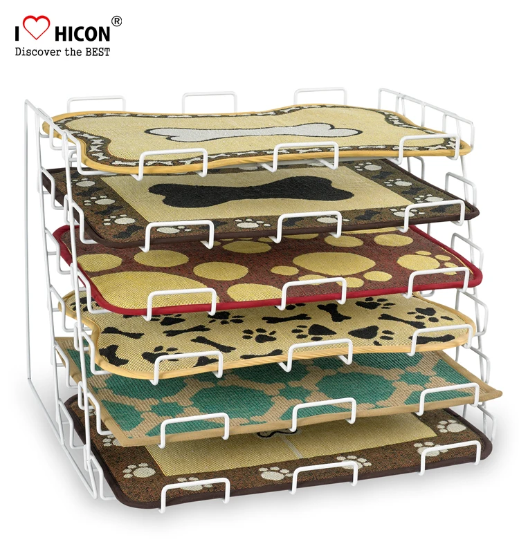 6mm Metal Wire Counter Top 6tier Custom Retail Showroom Merchandising