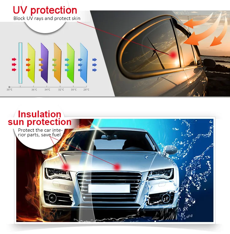 Clear Heat Resistant Protection Auto Electric Solar Window Tint Film